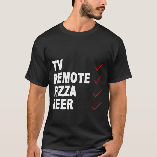 Camiseta Cerveja Remota de Pizza - (Frente)