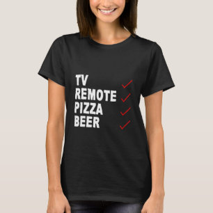 Camiseta Cerveja Remota de Pizza -