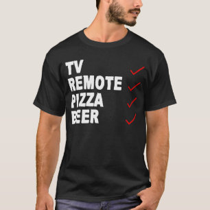 Camiseta Cerveja Remota de Pizza Tv