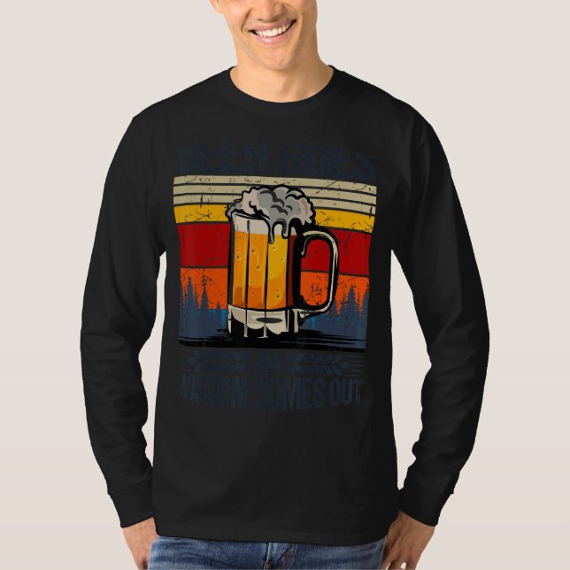 Camiseta Cerveja Sai Na Sabedoria (Frente)