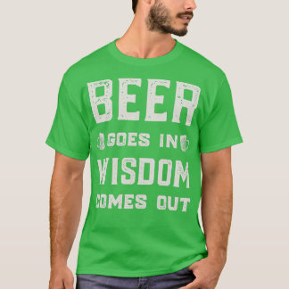 Camiseta Cerveja Sai Na Sabedoria Sai Engraçado T