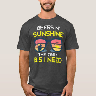 Camiseta Cervejas em sol é tudo o que precisa de Bebendo Br