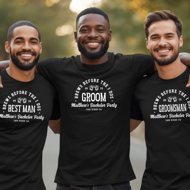 Camiseta Cervejas engraçadas de despedida de solteiro antes (Criador carregado)
