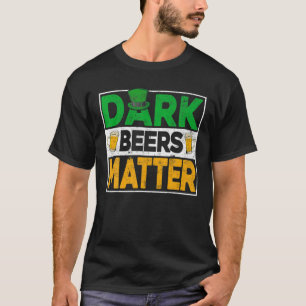 Camiseta Cervejas Escuras Importam Dia de São Patrício Le