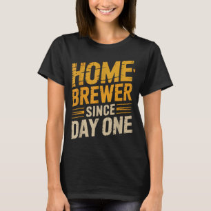 Camiseta Cervejeiro Caseiro Desde o Primeiro Dia Cerveja Ar