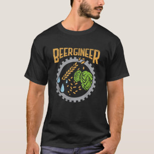 Camiseta Cervejeiro Cerveja Artesanal Lúpulo Cerveja Caseir