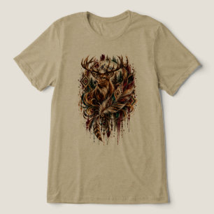 Camiseta Cervo Boho, Sonhando com Cervo