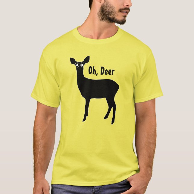 Camiseta Cervo Com Faróis -  (Frente)