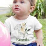 Camiseta Cervo da floresta de um ano,  primeiro aniversário<br><div class="desc">Este design pode ser personalizado na área fornecida alterando a foto e/ou texto. Ou pode ser personalizado clicando em Personalizar este Modelo e, em seguida, escolhendo a opção clique para personalizar mais e excluir ou alterar a cor do plano de fundo, adicionar texto, alterar a cor ou o estilo do...</div>