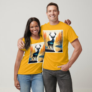Camiseta Cervo da Floresta Mística
