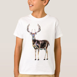 Camiseta Cervo de Cauda Branca com Grande Chifre Clarão