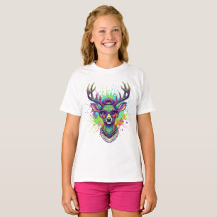 Camiseta Cervo de Mardi Gras PNG