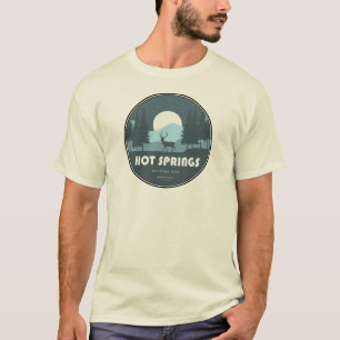 Camiseta Cervo do Parque Nacional Hot Springs