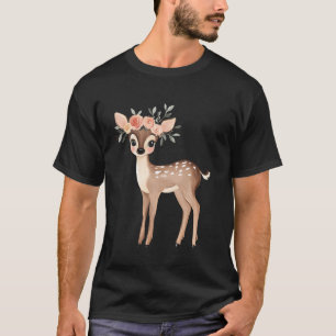 Camiseta Cervo Fauno Animais da Floresta Vida Selvagem Cerv