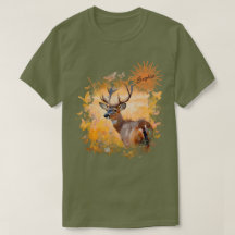 Cervo Majestoso em um Campo de Flores Silvestres