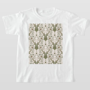 Camiseta Cervo Tribal Boho, Sonhando com Cervo