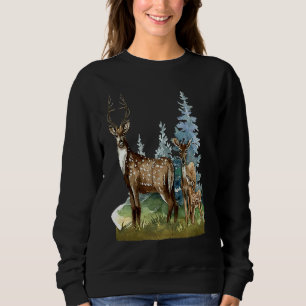 Camiseta Cervo Veado Natureza Vida Selvagem Galhada Florest