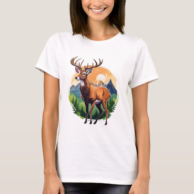 Camiseta Cervo Vermelho (Frente)