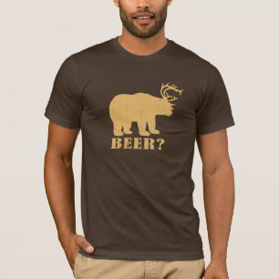 Camiseta Cervos = cerveja do urso? T bêbedo do campónio