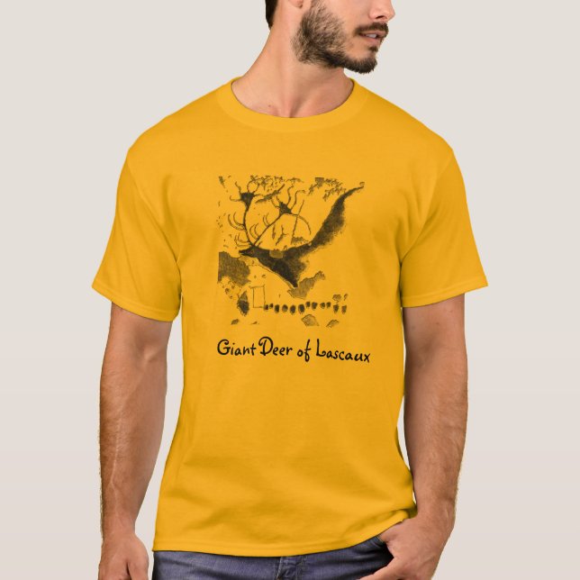 Camiseta Cervos do gigante de Lascaux (Frente)