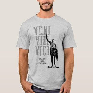 Camiseta César Eu Vim Vi Veni Vidi Vici