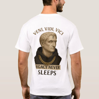 Camiseta CÉSAR URBANO – A Legado Nunca Dorme