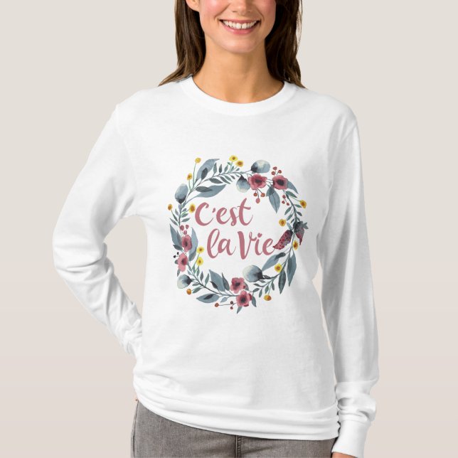 Camiseta C'est La Vie French (Frente)