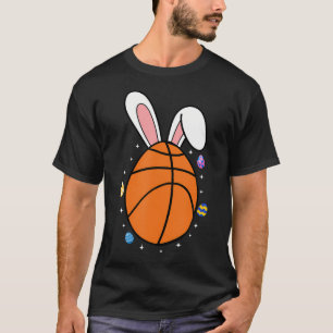 Camiseta Cesta de Basquete Orelhas de Coelho Floppy Ovo de