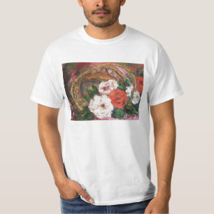 Camiseta Cesta de Flores de Pintura Ann Hayes