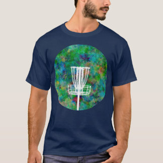 Camiseta Cesta de Golfe de Disco Colorida