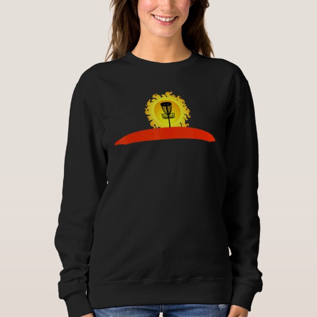 Camiseta Cesta De Golfe De Disco Silhuetada Com Definição S (Frente)