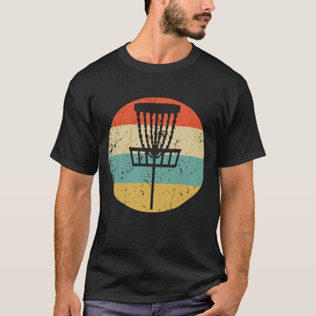 Camiseta Cesta de Golfe do Disco Retroativo (Frente)