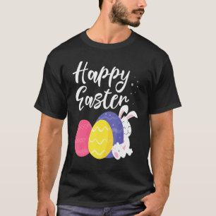 Camiseta Cesta de Ovos de Coelho felz pascoa 1