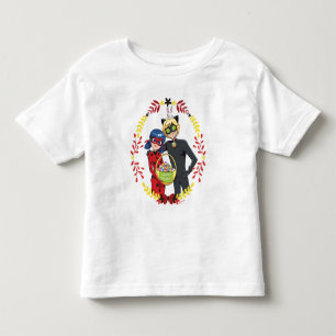 Camiseta Cesta de Páscoa da Ladybug & Cat Noir