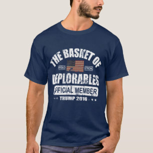 Camiseta Cesta oficial do membro de Deplorables