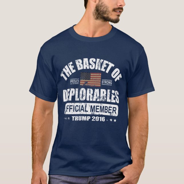 Camiseta Cesta oficial do membro de Deplorables (Frente)