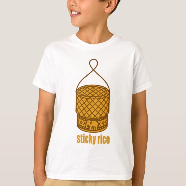 Camiseta cesto de arroz pegajoso (Frente)