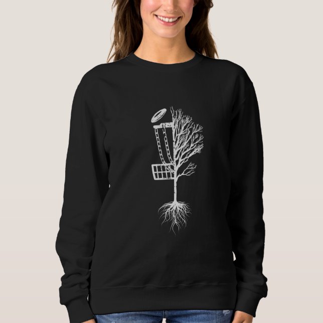 Camiseta Cesto de Disco Golfe árvore  Golfista Frisbee Golf (Frente)