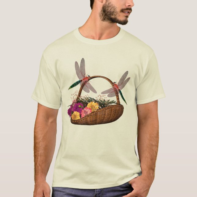 Camiseta Cesto de Flores das Barras (Frente)