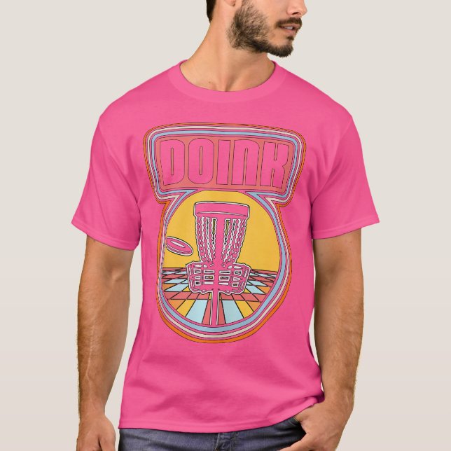 Camiseta Cesto de Golfe de Disco Ultimate Frisbee Doink Jog (Frente)