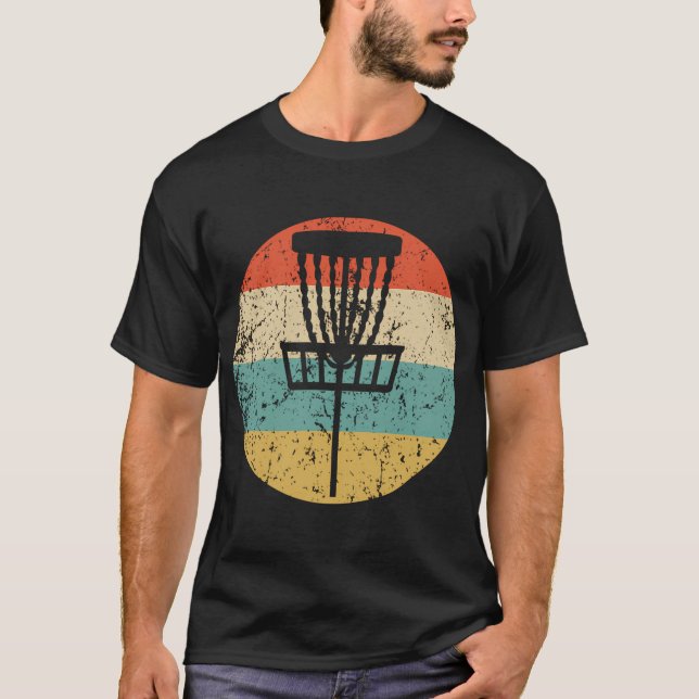 Camiseta Cesto de Golfe do Disco de Golf (Frente)