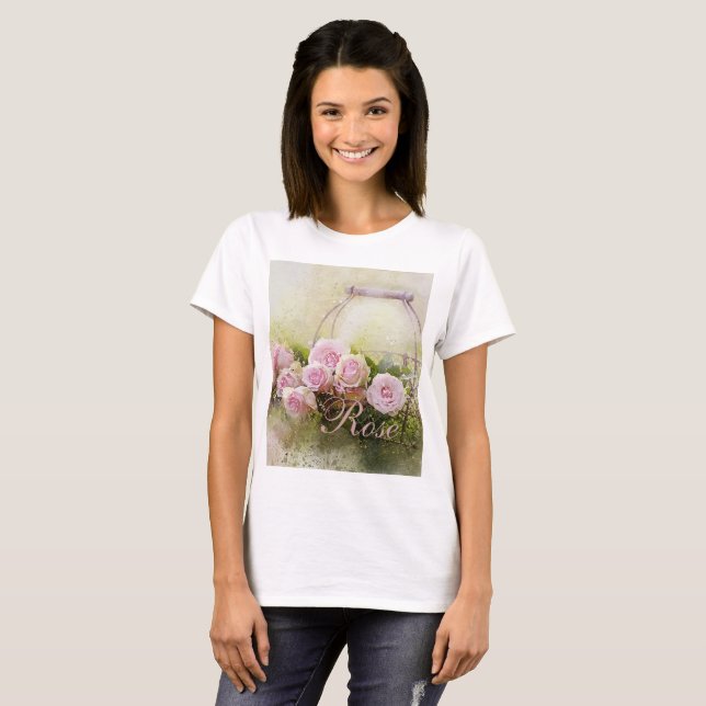 Camiseta Cesto de Rosas (Frente Completa)