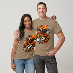 Camiseta Cesto ou Trate Basquete Fox Assustador de Hallowee