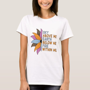 Camiseta Céu acima de mim terra abaixo de mim