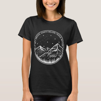 Camiseta Céu Acima do Design de Paisagem Natural | Montanha
