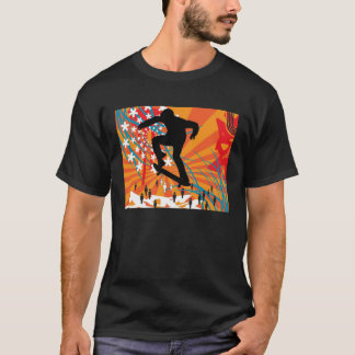 Camiseta Céu alaranjado