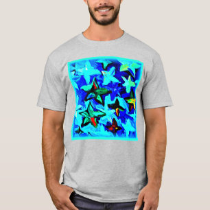 Camiseta Céu Azul da Noite Estrelada. Comprar Agora