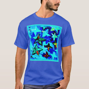 Camiseta Céu Azul da Noite Estrelada. Comprar Agora