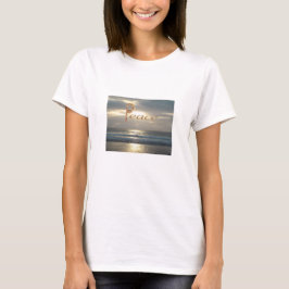 Camiseta Céu da Noite do Oceano Pacífico com Fotografias do
