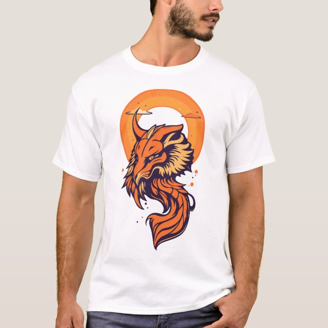Camiseta céu de dragão (Frente)